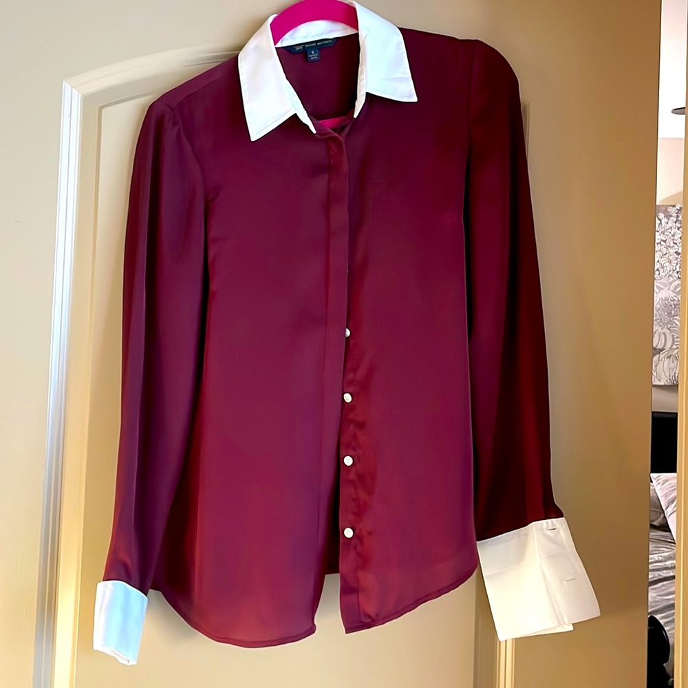 Brooks Brothers hidden button blouse